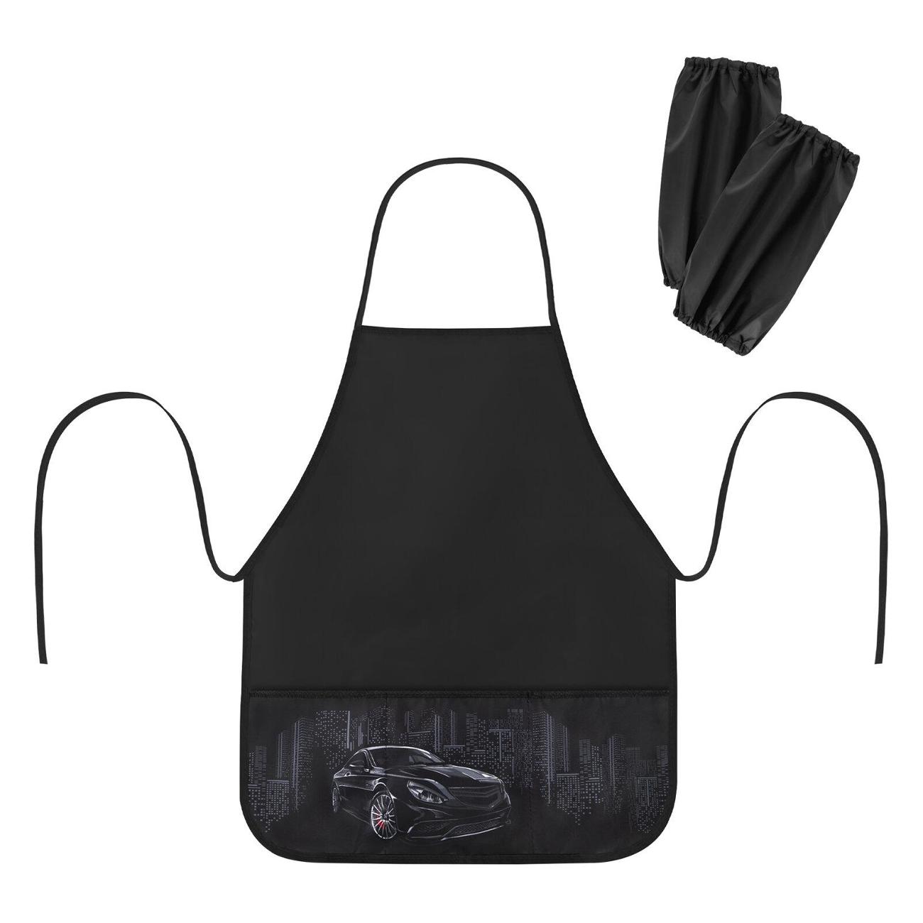 Фартук для труда Brauberg 271635 3 кармана 45х54 см