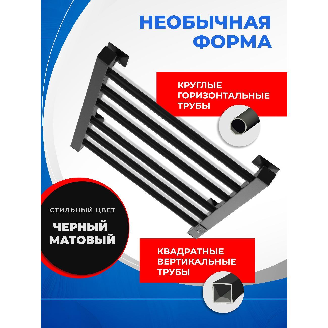 Полотенцесушитель ENERGY Group RELO 600*400 черный