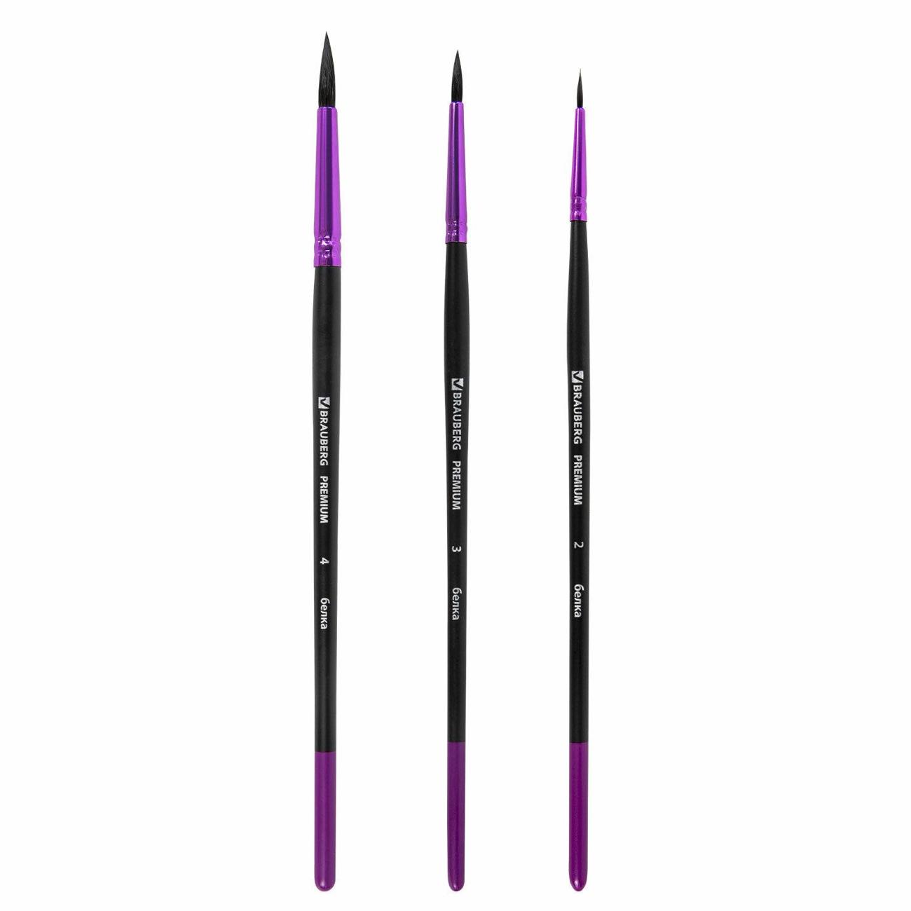 Кисти Brauberg 201020 3 шт