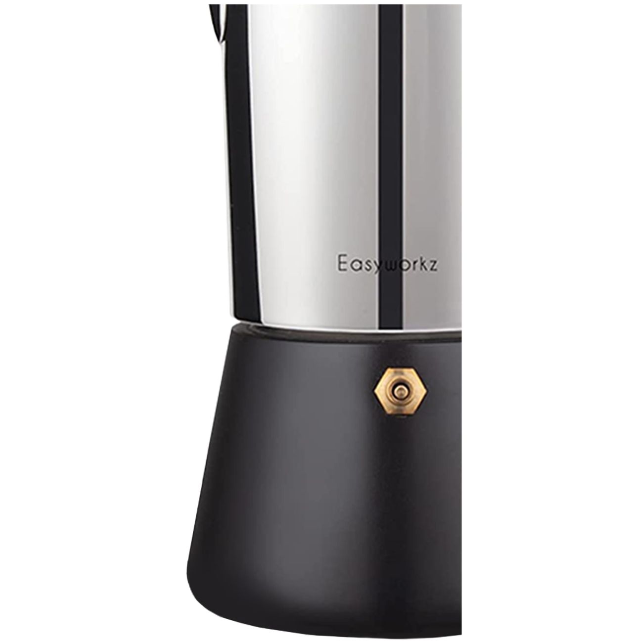 Кофеварка гейзерная для индукционной и газовой плиты HILZZ Diego Bl черный металлик