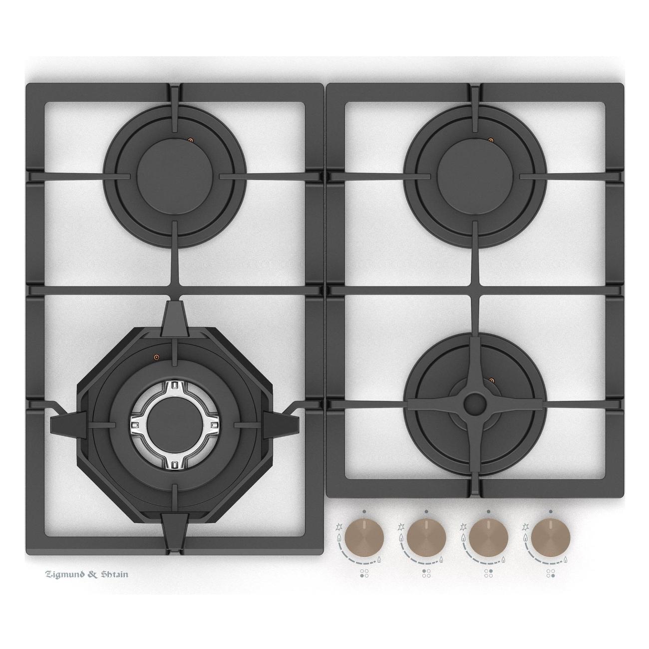 Встраиваемая газовая панель независимая Zigmund & Shtain M 26.6 W