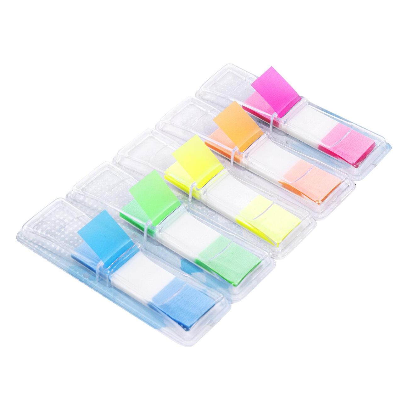 Закладки клейкие Brauberg 111356 5 цветов 25 листов