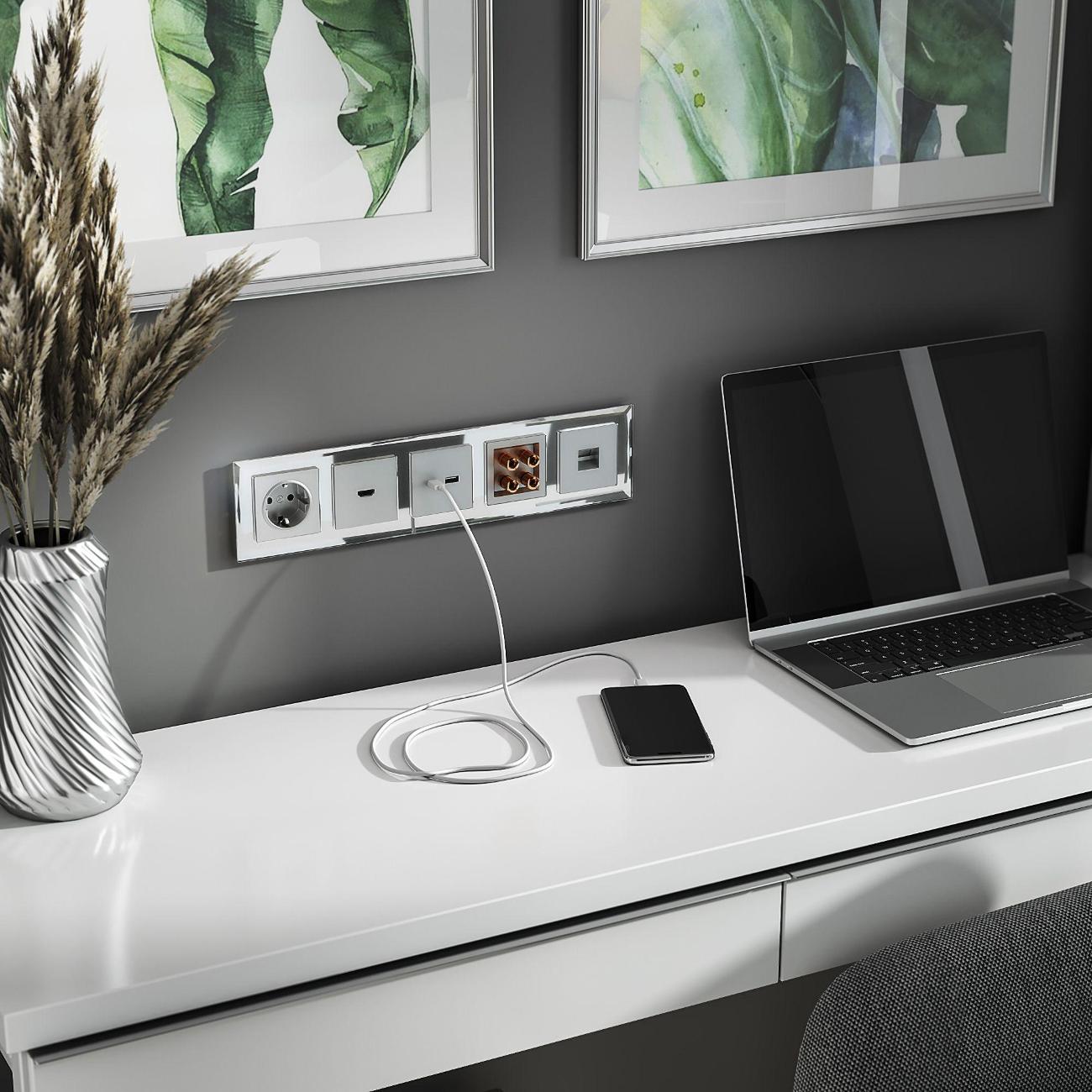 Розетка Werkel WL06-AUDIOx4