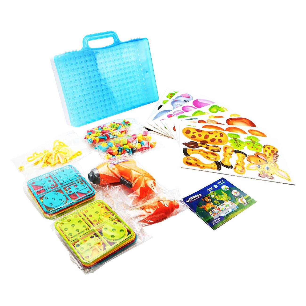 Электронный конструктор ND Play Мозаика в чемоданчике 4 в 1 NDP-102