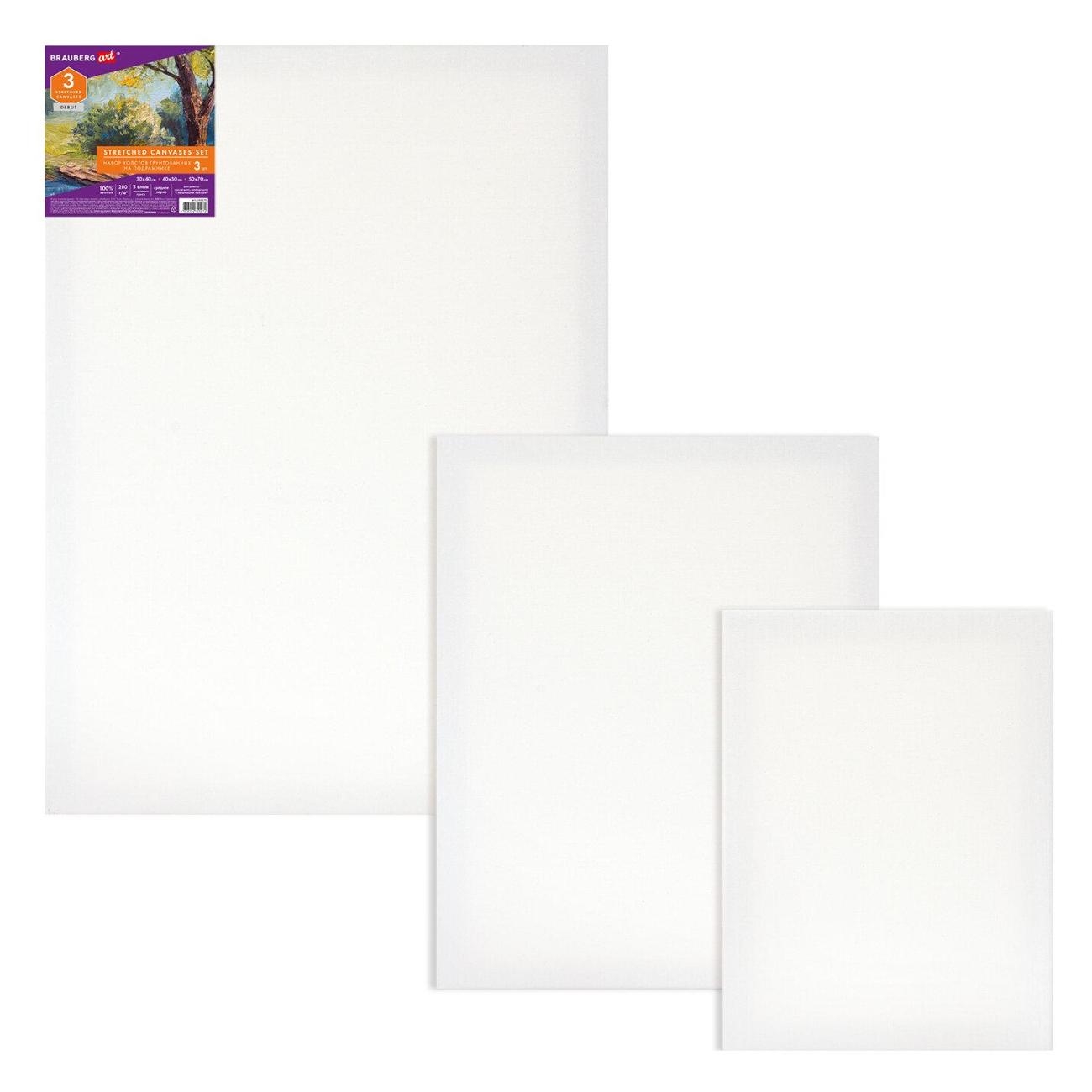 Холст Brauberg 192270 3 шт.