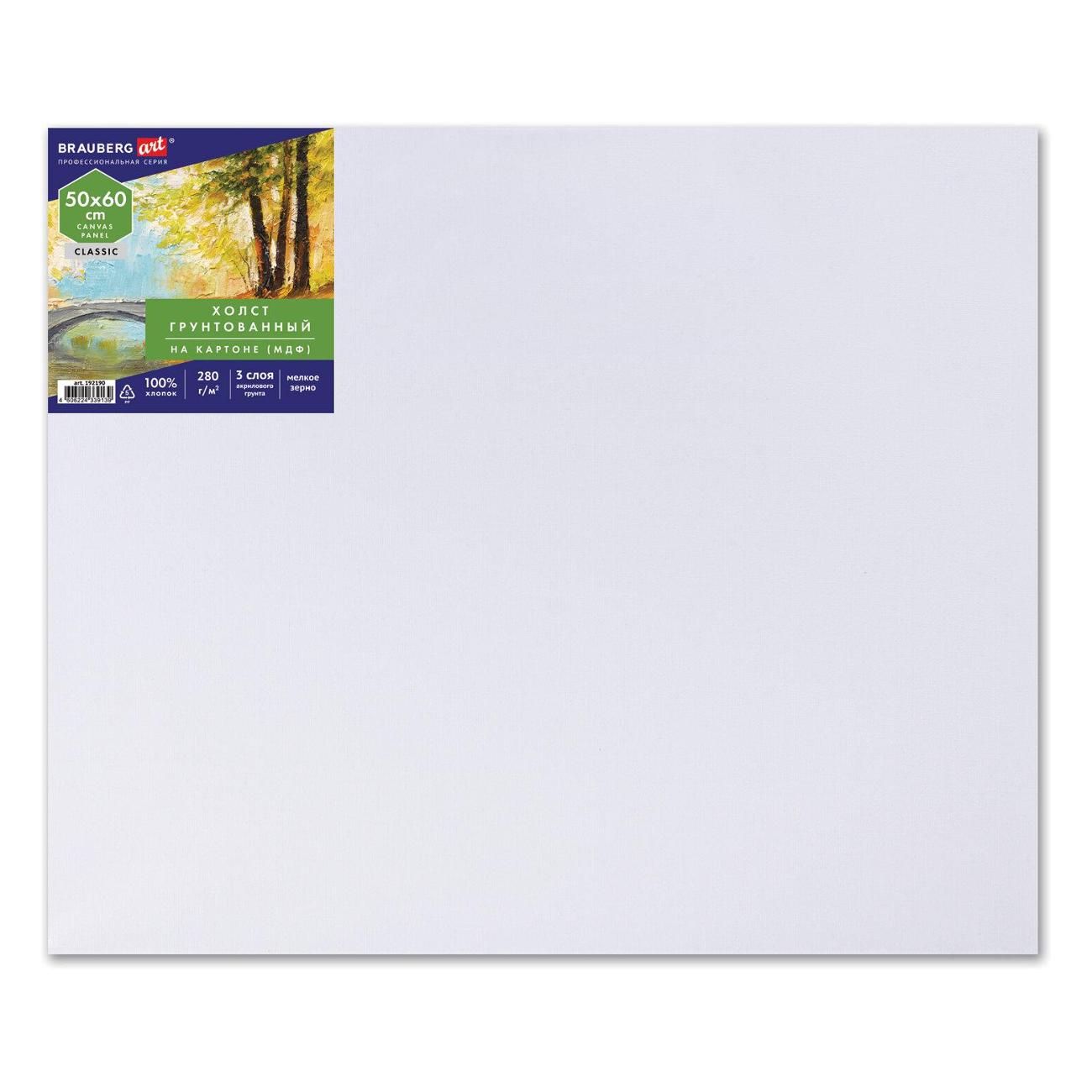 Холст Brauberg 192190 50х60 см