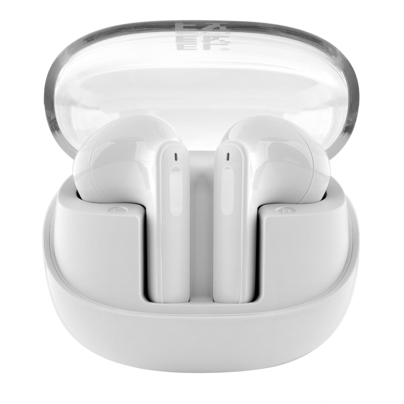 Наушники True Wireless ELFY EPA-CLEAR-WH-M белый
