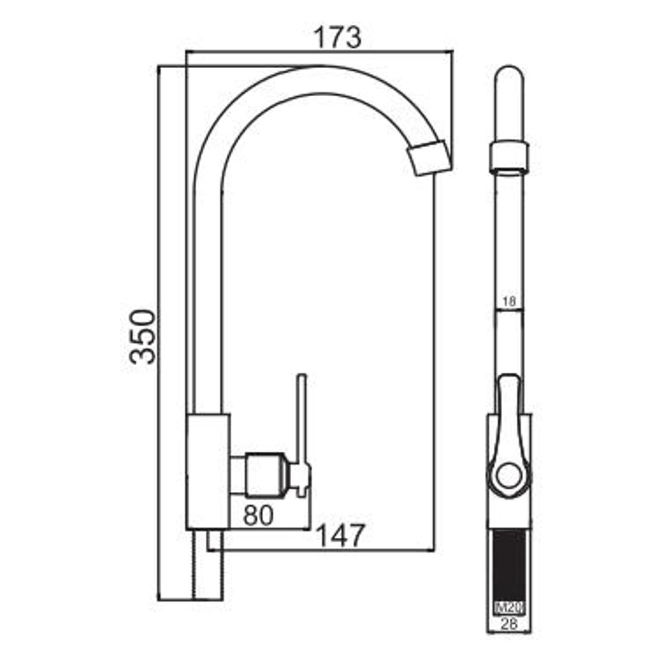 Смеситель Potato 1189694