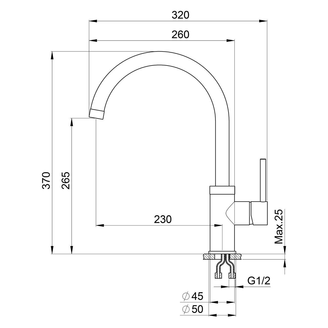 Смеситель Point PN3101