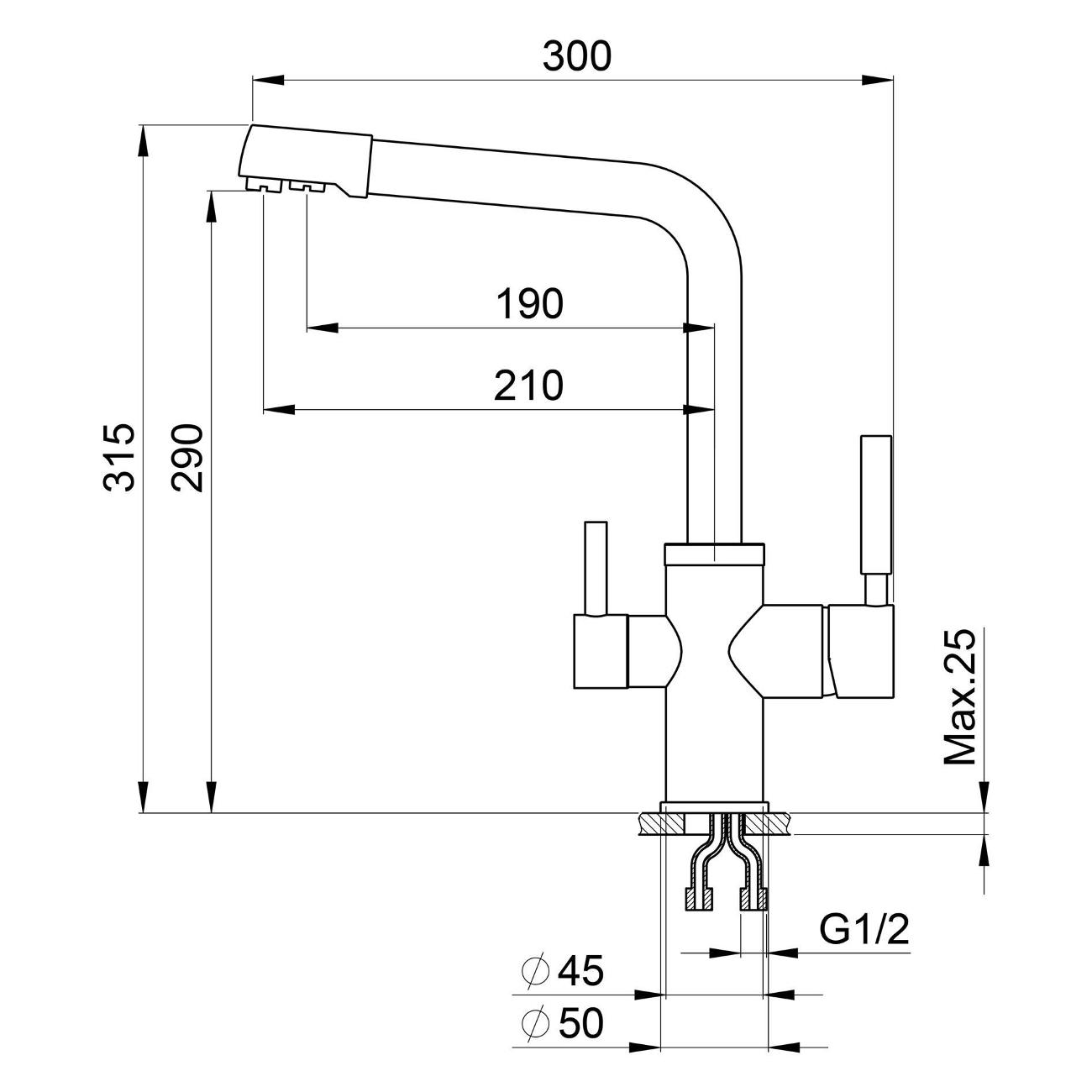 Смеситель Point PN3103