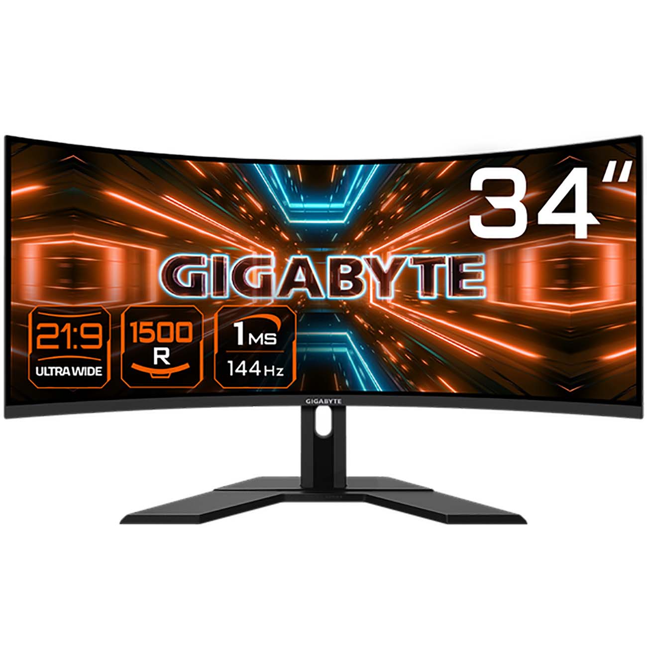 Монитор GIGABYTE 34"/VA/3440x1440/144Гц/черный (G34WQC A-EK)