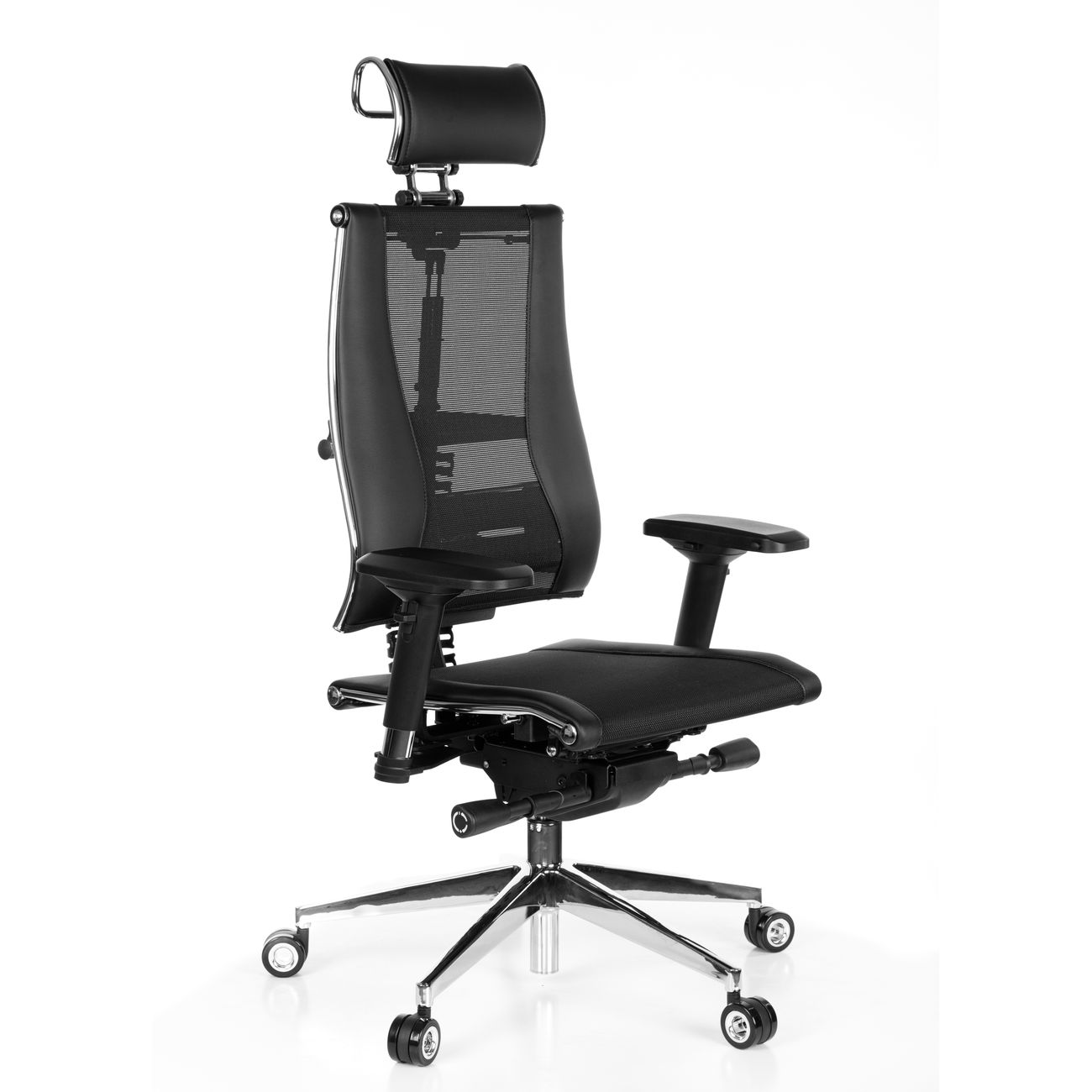 Кресло компьютерное Метта Y 4DF B2-14D - Mesh(YM93)+EcoLeather(Infinity)