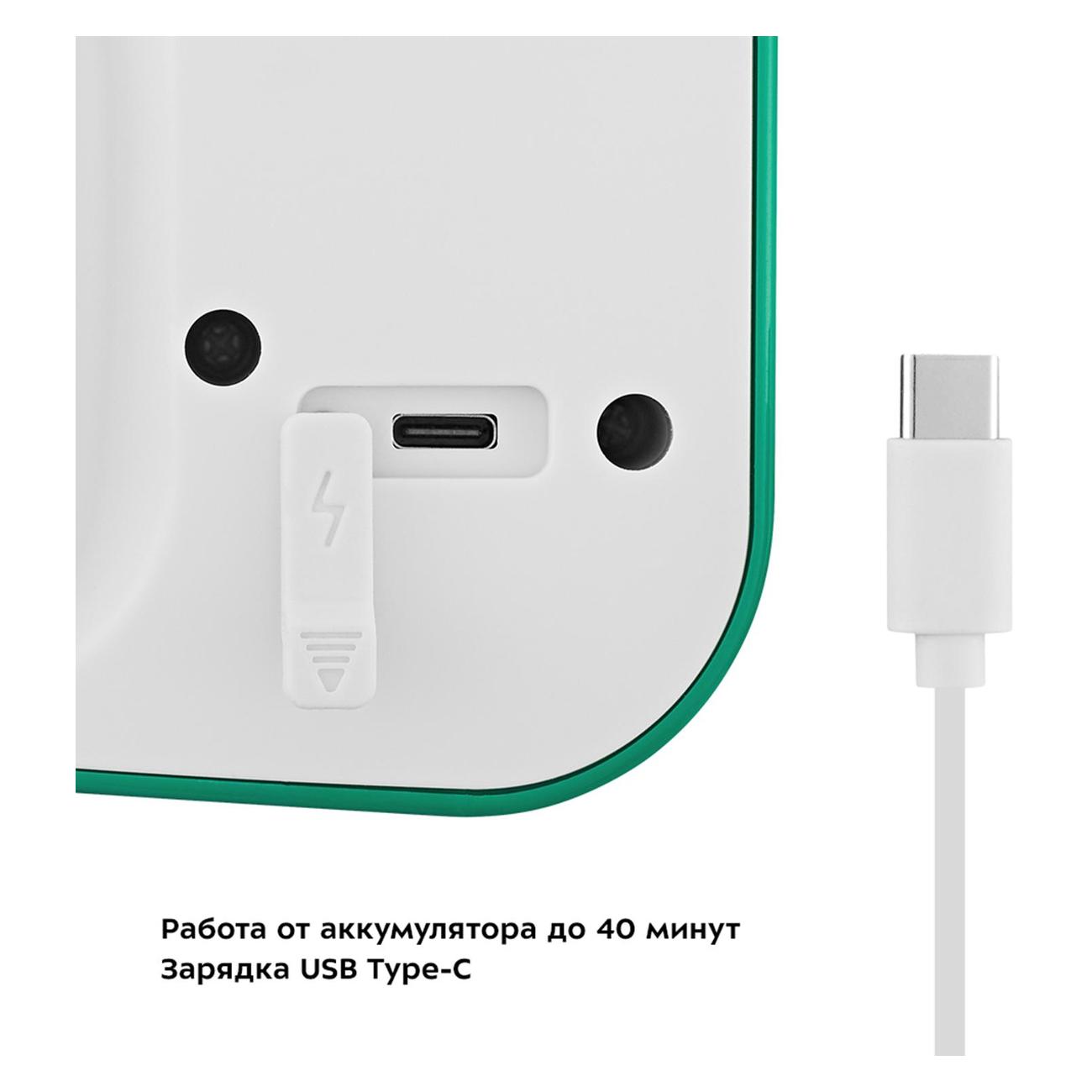 Беспроводной миксер Kitfort КТ-3418-2 бело-зеленый