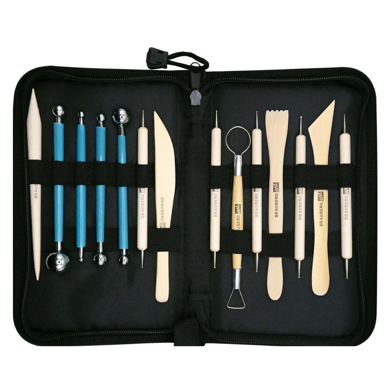 Набор инструментов для лепки Brauberg 271156