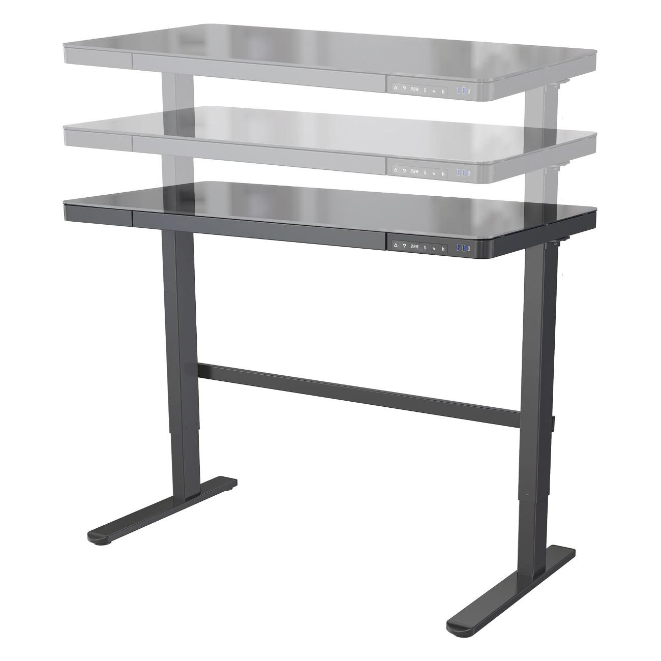 Стол компьютерный Cactus CS-EGD-BBK