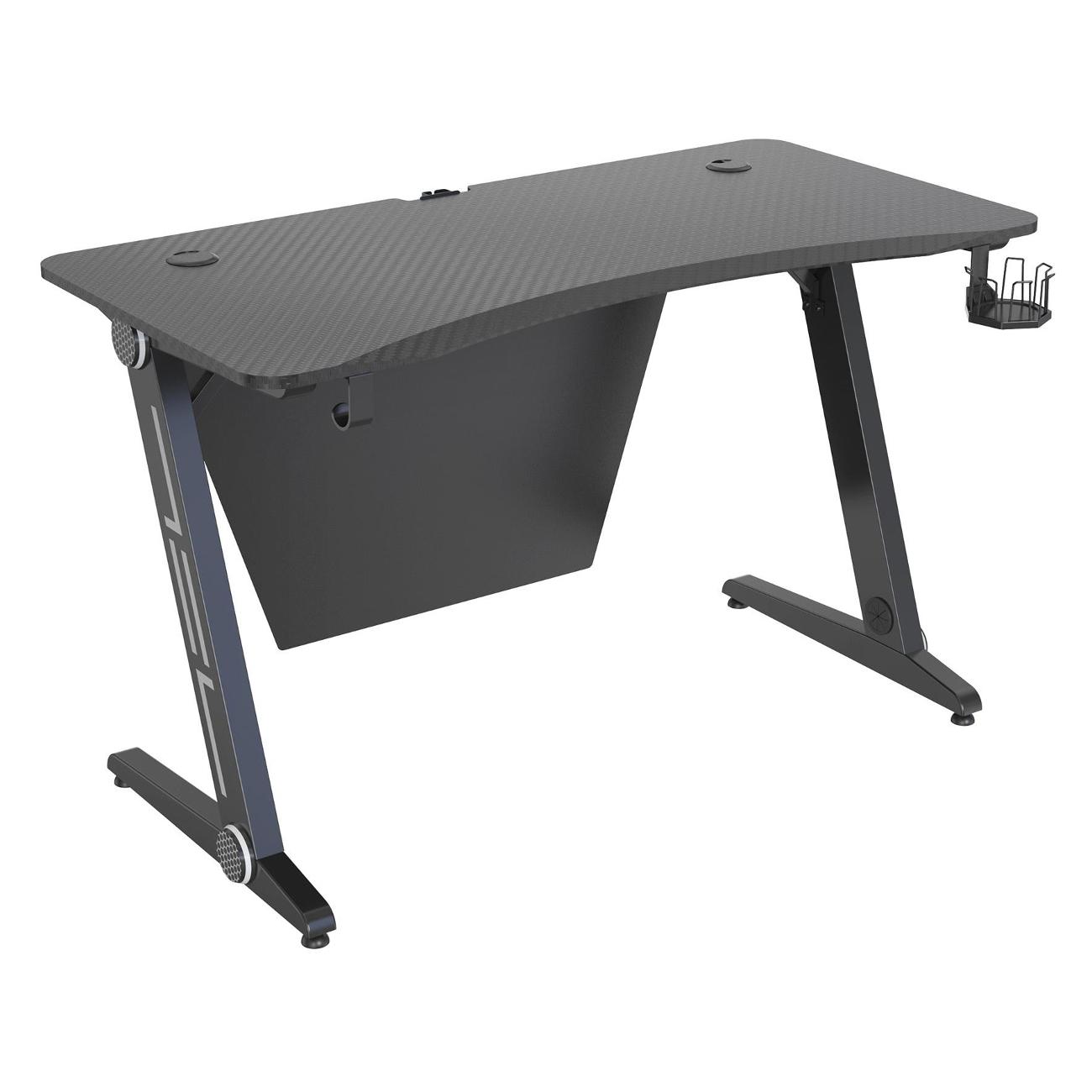 Стол компьютерный игровой Cactus CS-GTZ-BKSL-CARBON