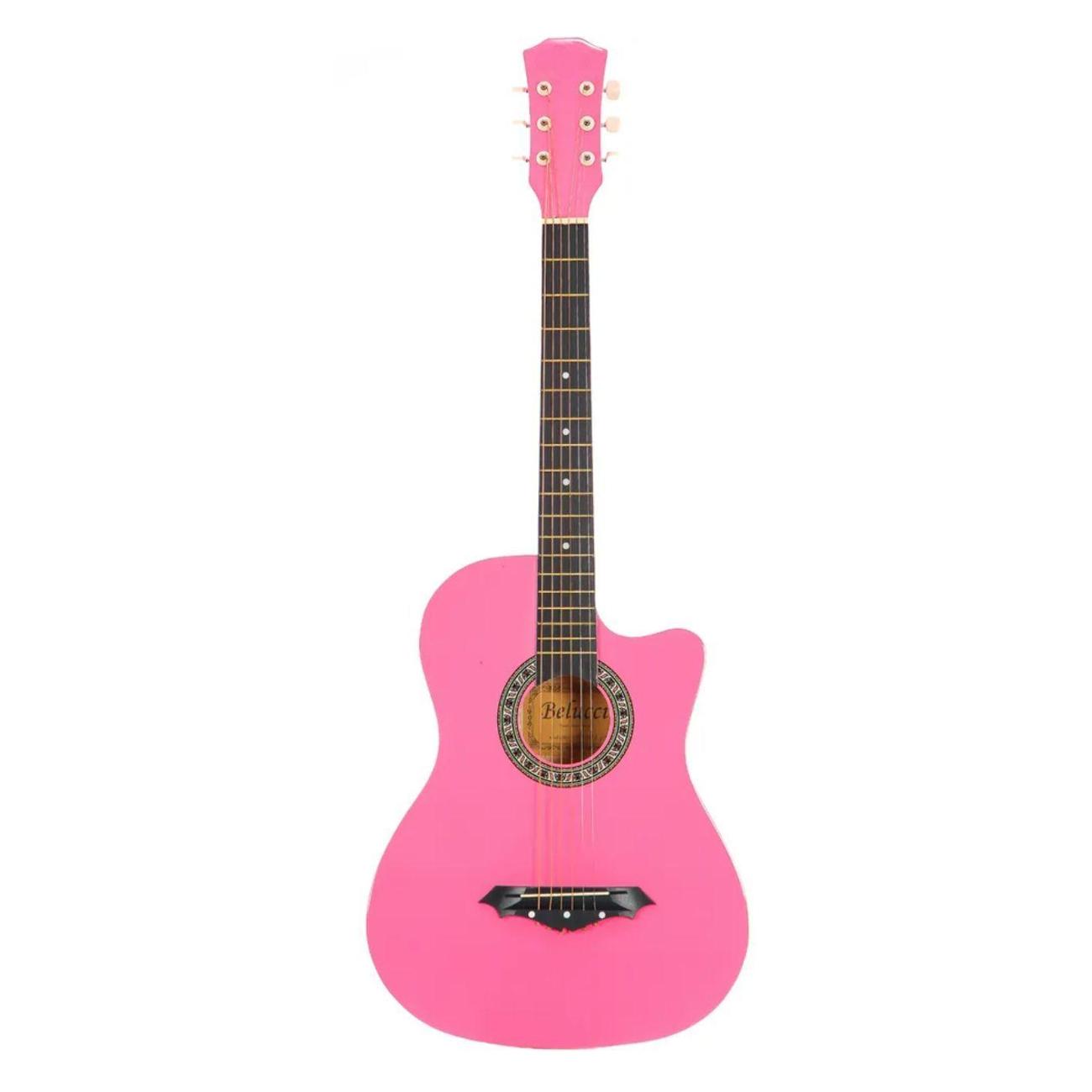 Гитара акустическая Belucci BC3810 розовая
