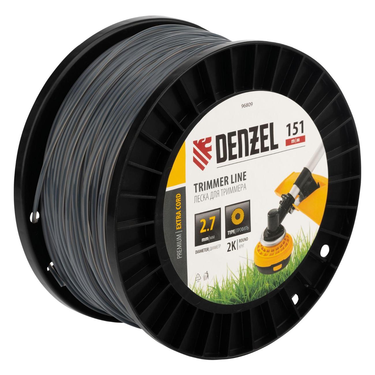 Леска для триммера Denzel 96809