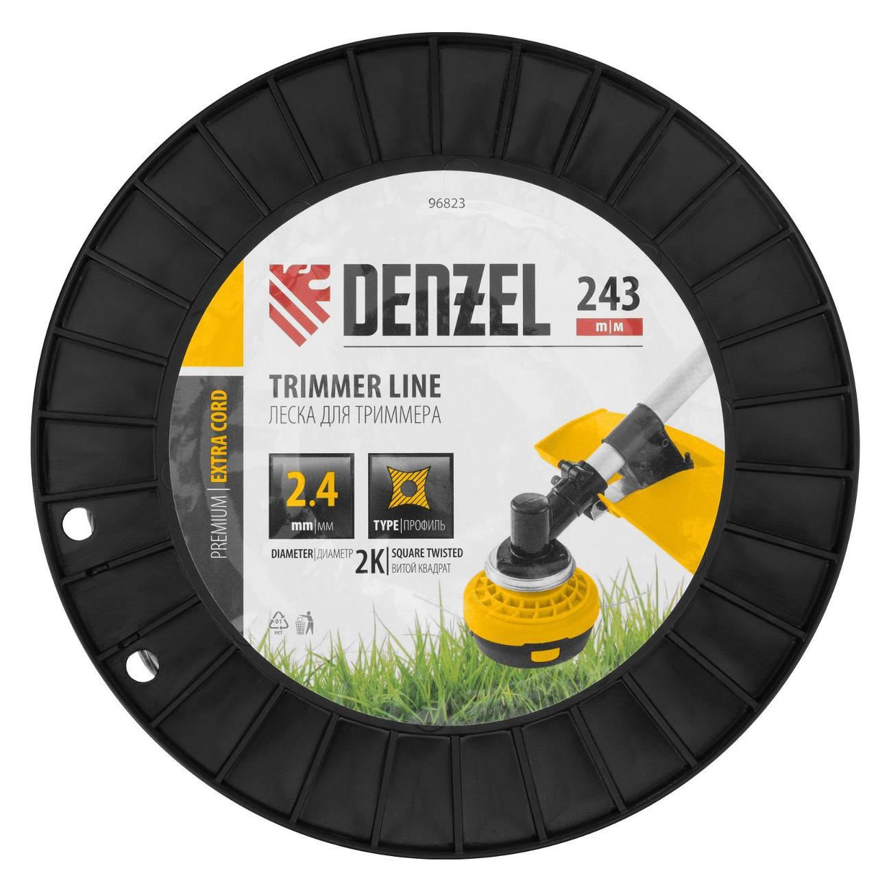 Леска для триммера Denzel 96823