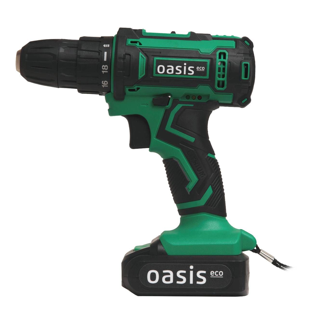 Шуруповерт аккумуляторный 2 АКБ OASIS ECO ASB-18S (J)