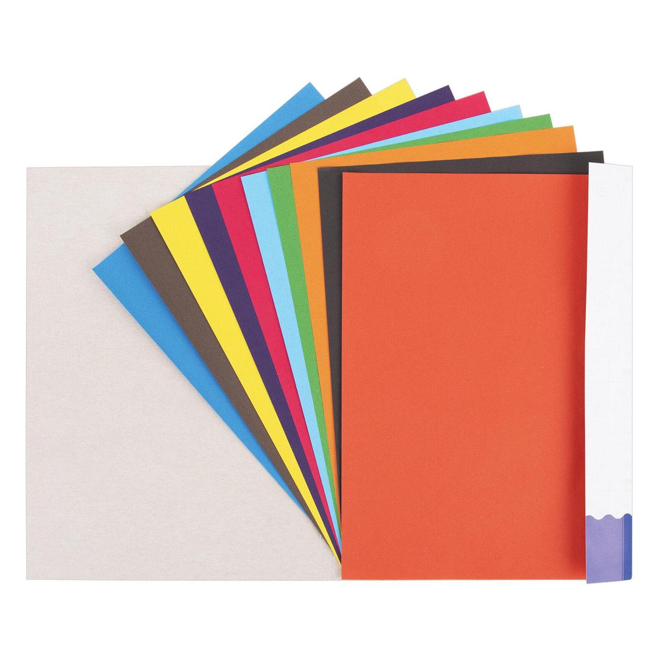 Цветная бумага А4 Brauberg 115170