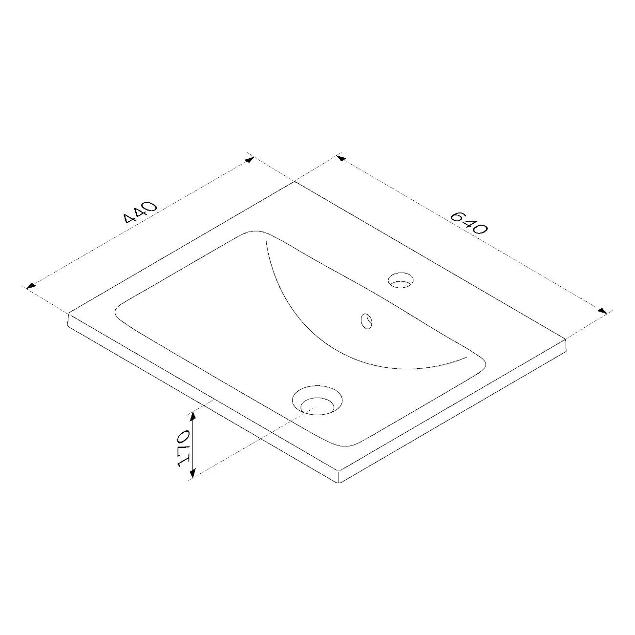 Раковина встраиваемая Am.Pm M85AWCC0652WG64