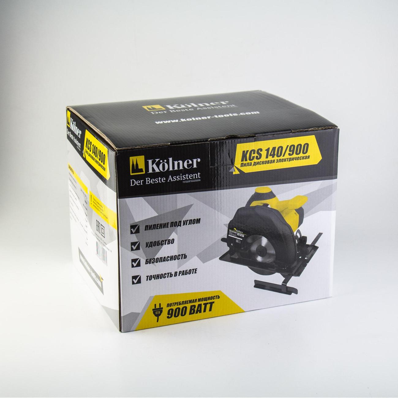 Электропила циркулярная Kolner KCS 140/900