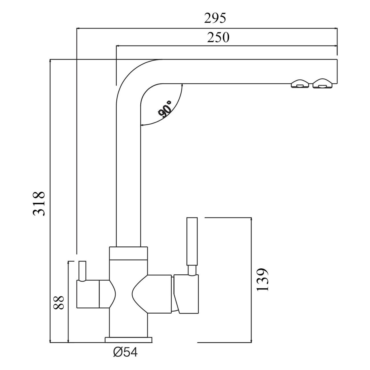 Смеситель TopZero ALPHONS