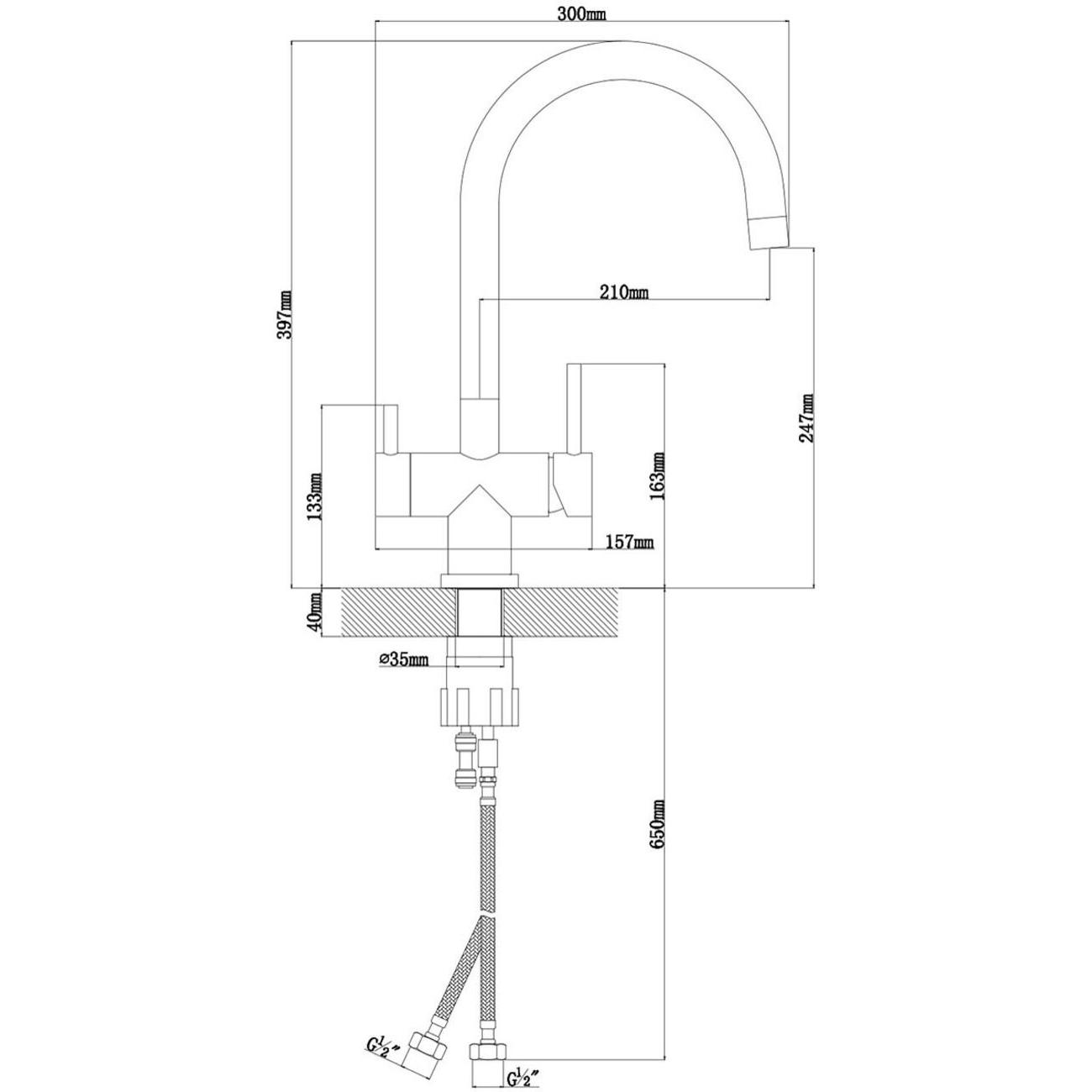 Смеситель TopZero TPZ 302