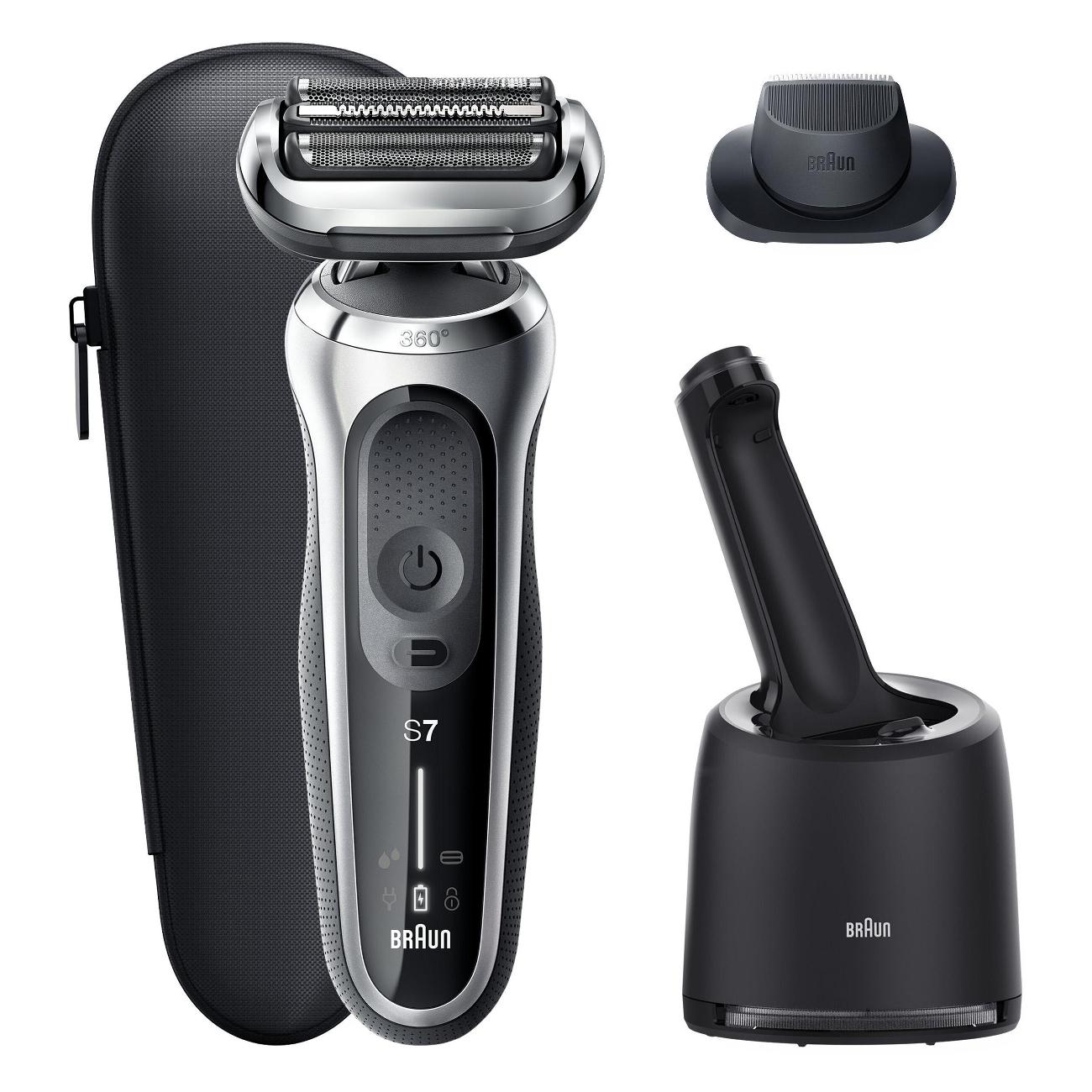 Электробритва мужская Braun Series 7 71-S7200cc Silver фото