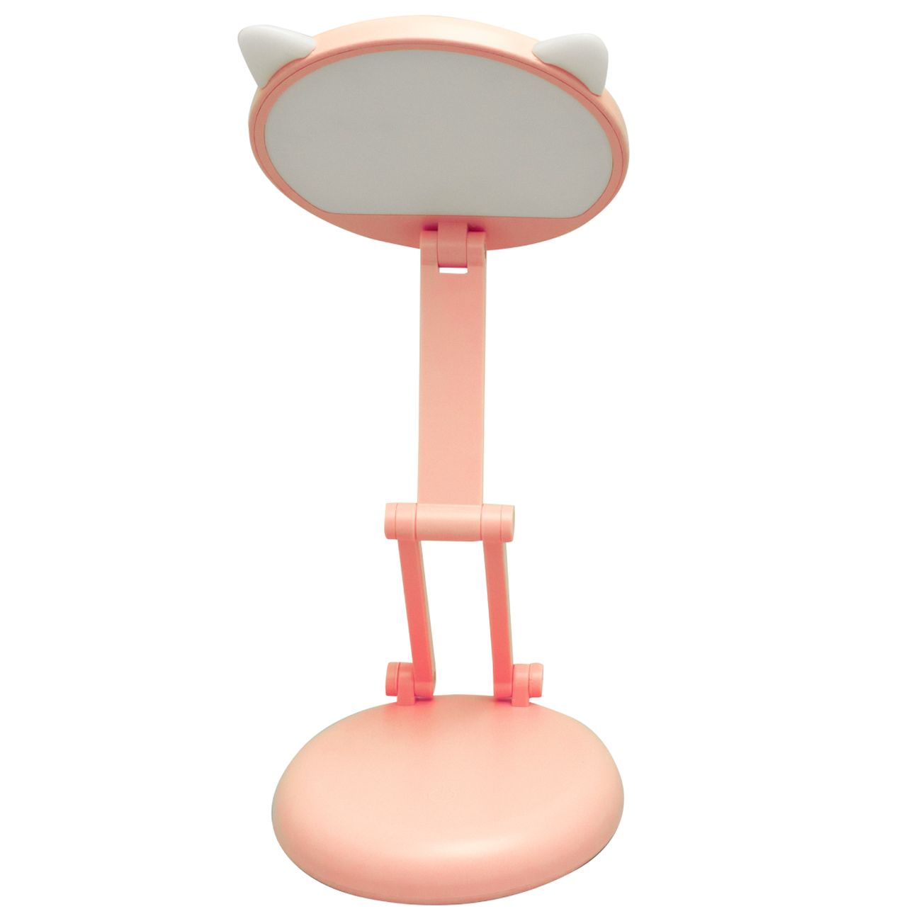 Настольная лампа складная аккумуляторная Фотон Китти розовая