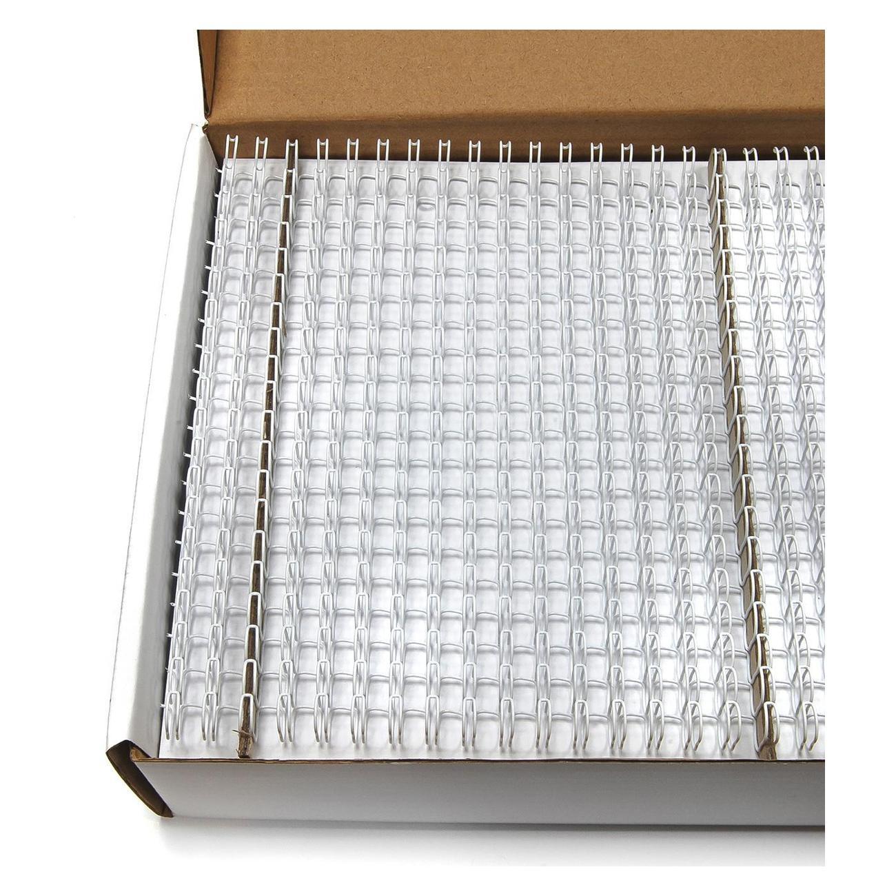 Пружина металлическая для переплета РеалИСТ А4, 6,4 мм (1/4"), белые, 100 шт.