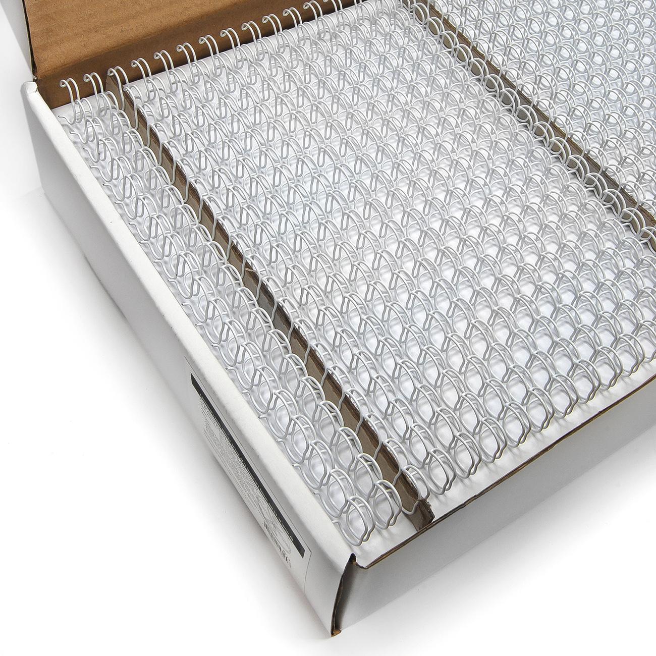 Пружина металлическая для переплета РеалИСТ А4, 6,4 мм (1/4"), белые, 100 шт.