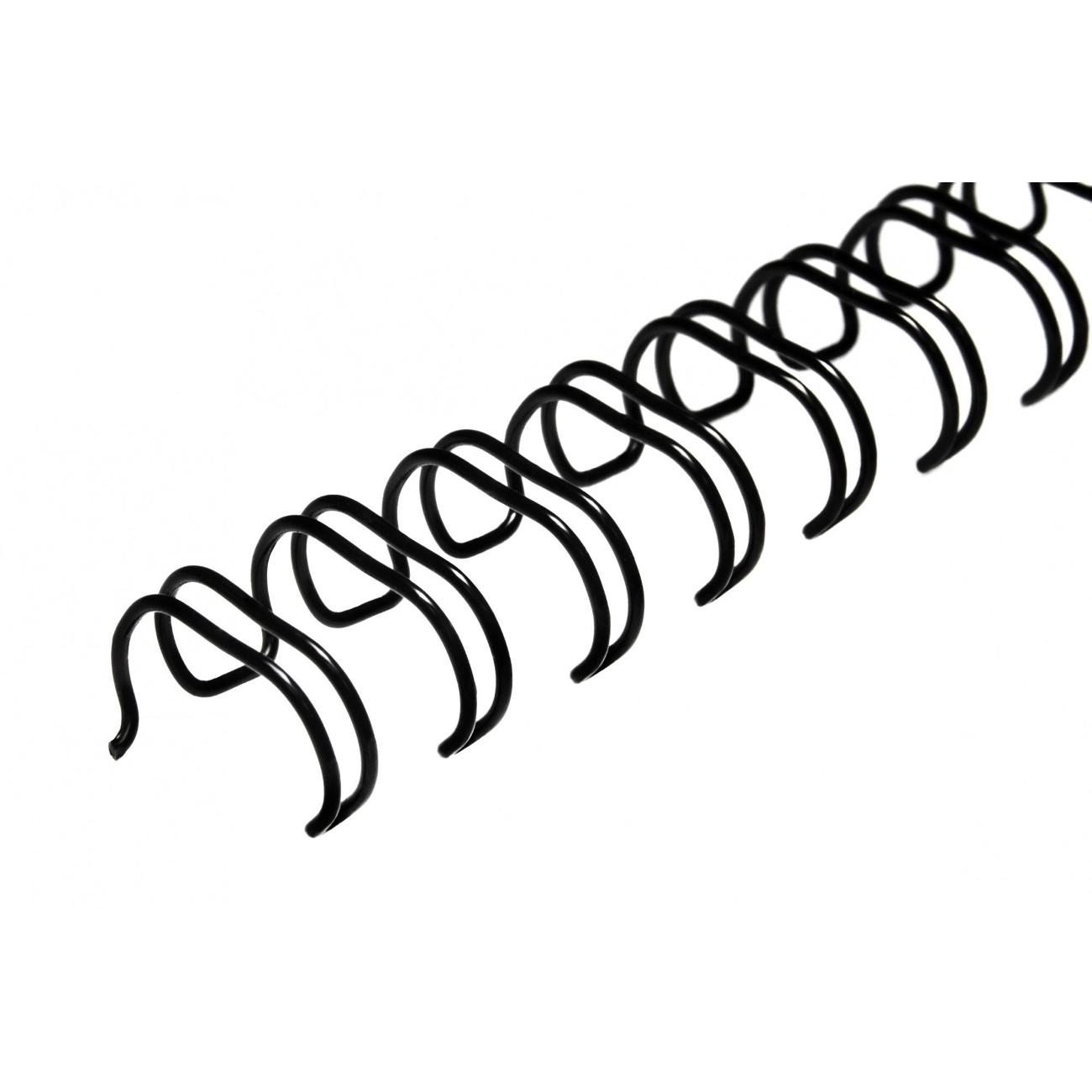 Пружина металлическая для переплета РеалИСТ А4, 7,9 мм (5/16"), черные, 100 шт.