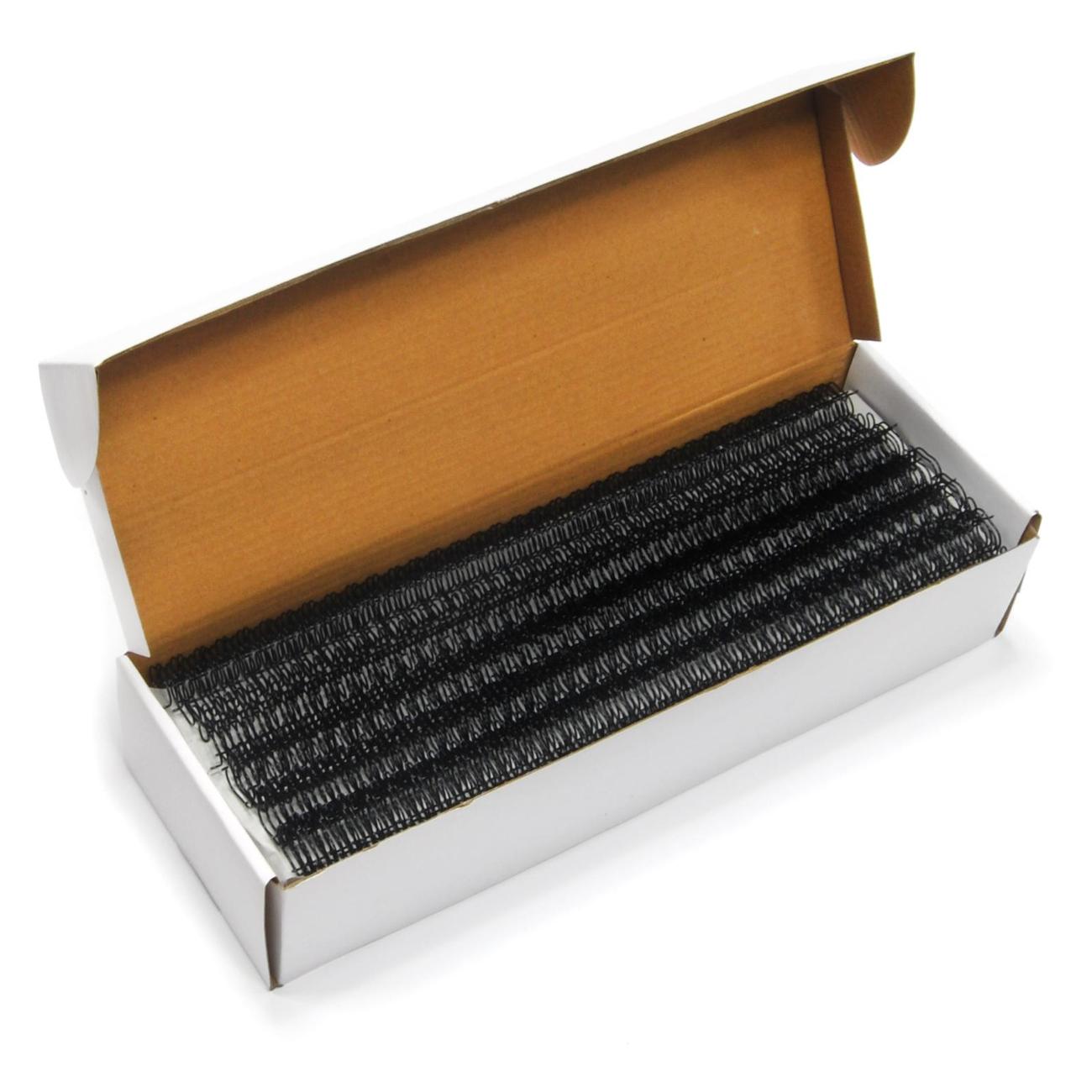 Пружина металлическая для переплета РеалИСТ А4, 9,5 мм (3/8"), черные, 100 шт.