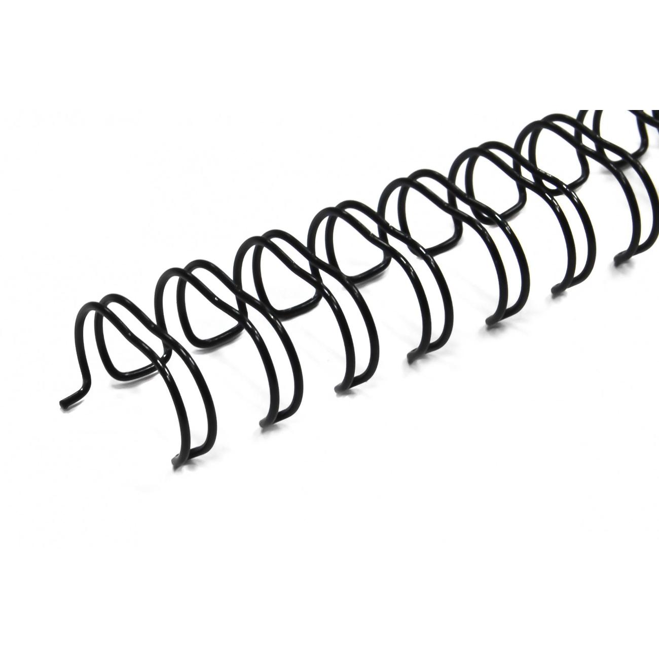 Пружина металлическая для переплета РеалИСТ А4, 9,5 мм (3/8"), черные, 100 шт.