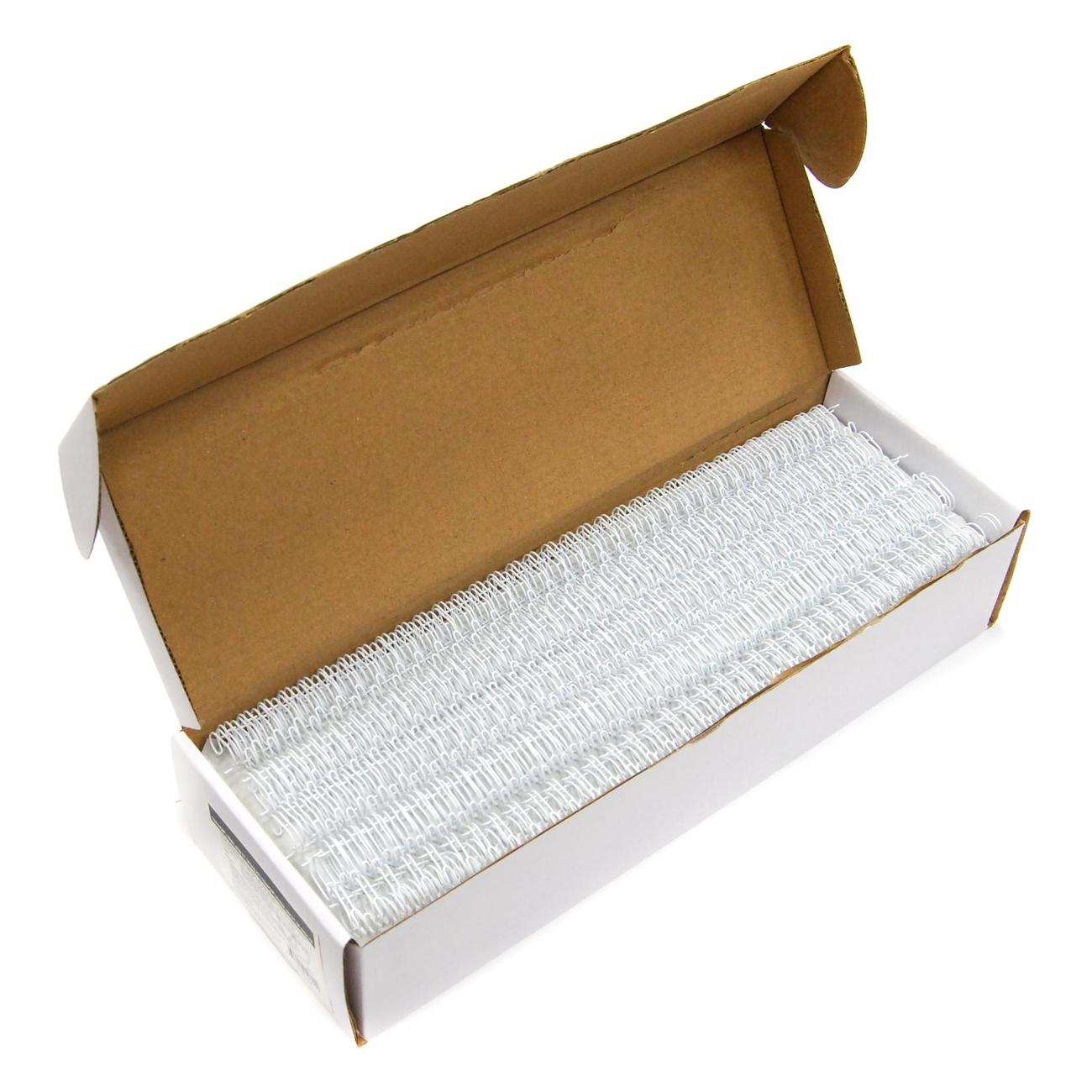 Пружина металлическая для переплета РеалИСТ А4, 11,1 мм (7/16"), белые, 100 шт.