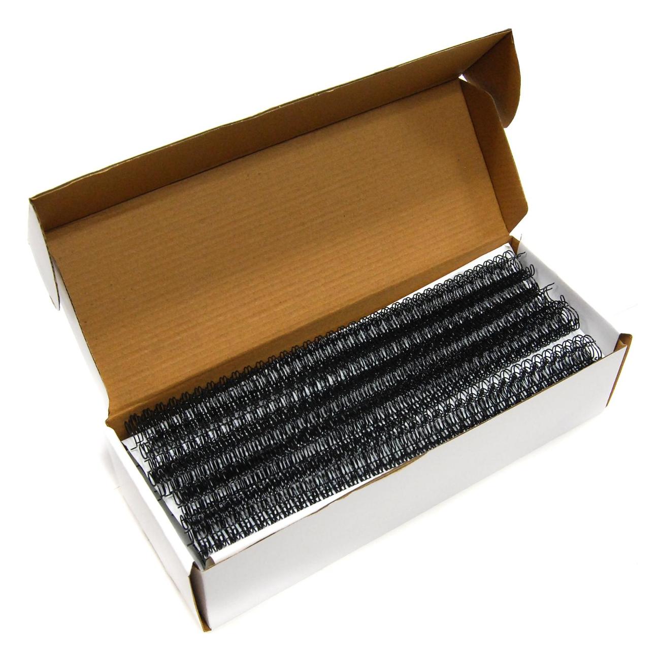 Пружина металлическая для переплета РеалИСТ А4, 14,3 мм (9/16"), черные, 100 шт.