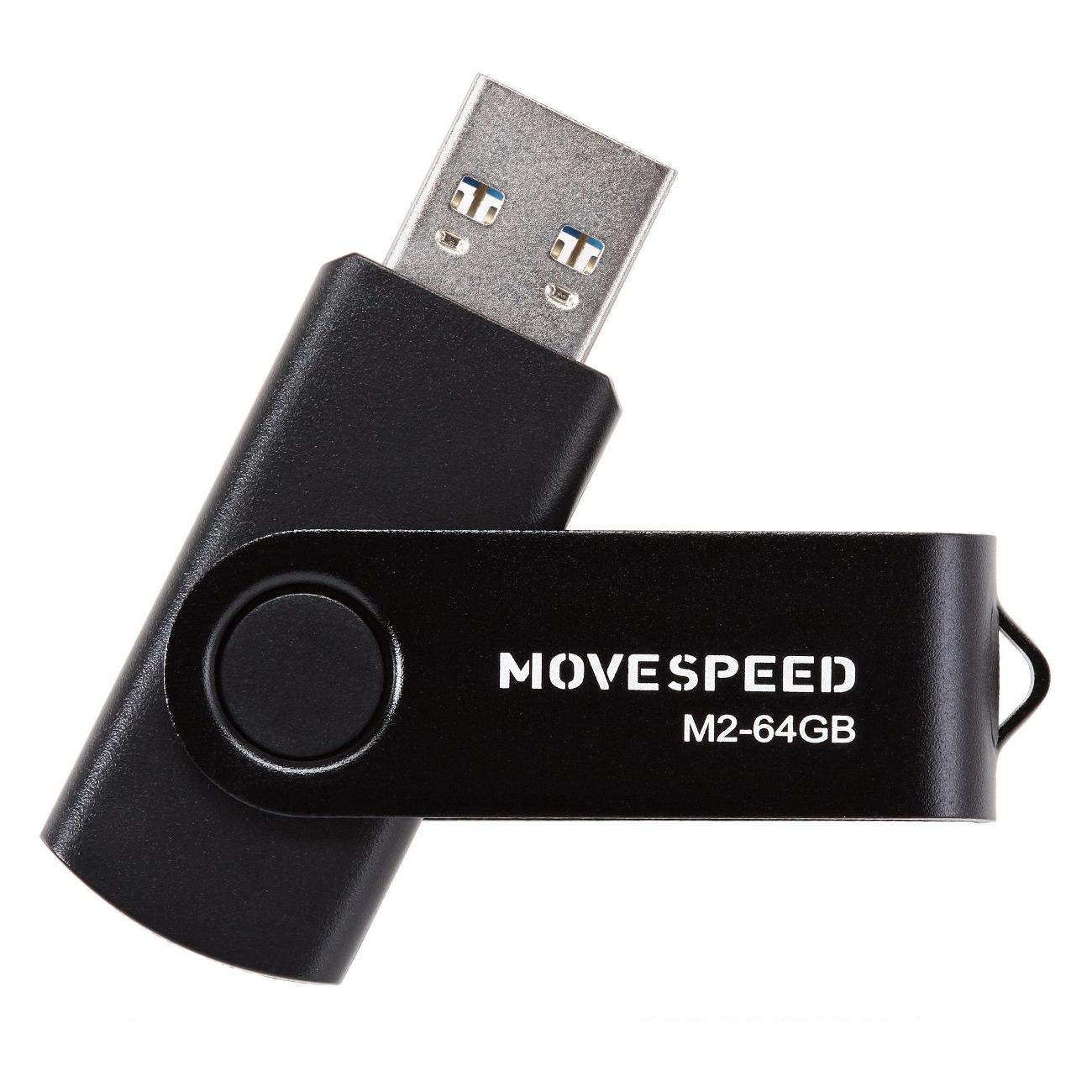 Флэш диск USB MOVESPEED Move Speed M2 64GB USB3.0 черный