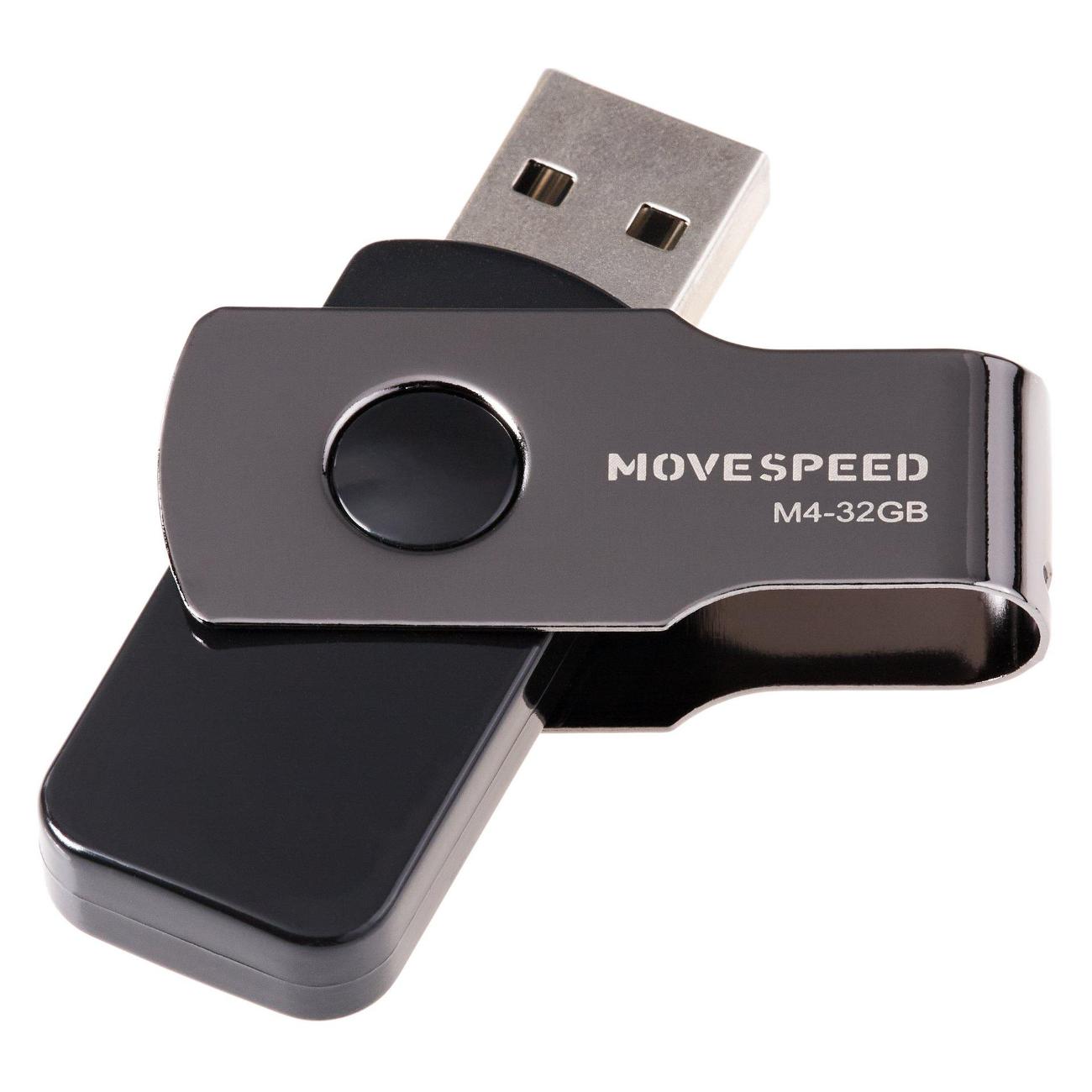 Флэш диск USB MOVESPEED Move Speed M4 32GB USB2.0 черный