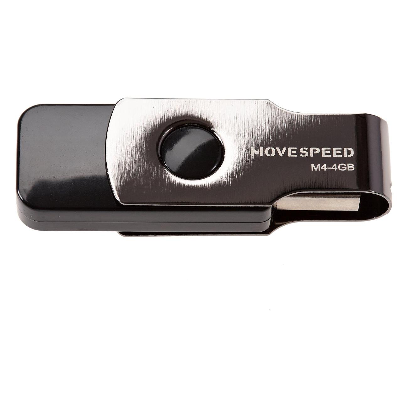 Флэш диск USB MOVESPEED Move Speed M4 4GB USB2.0 черный