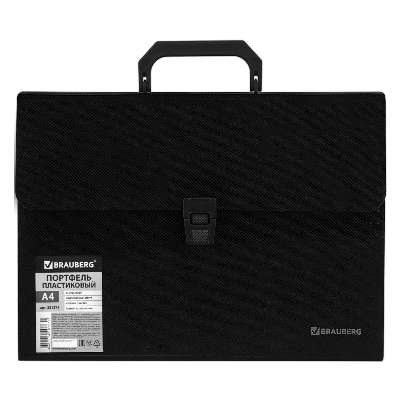 Сумка-папка для документов Brauberg А4 221375 фото
