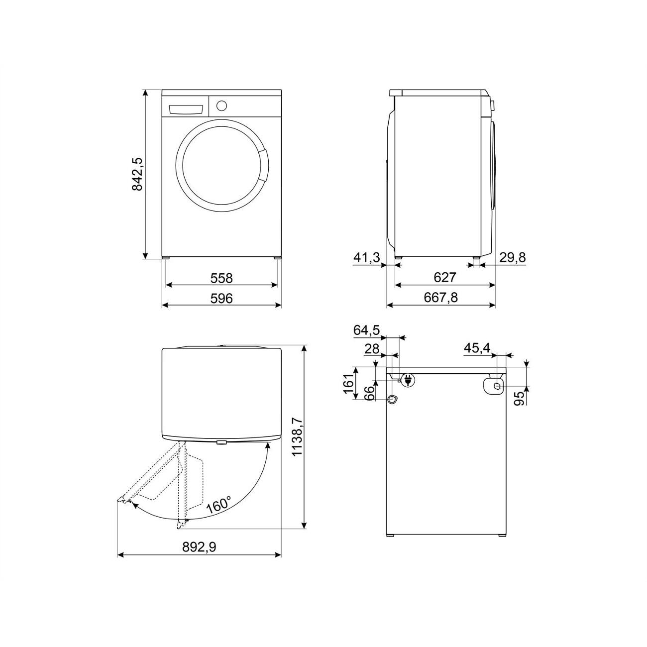 Стиральная машина Премиум Smeg WM3T24RU