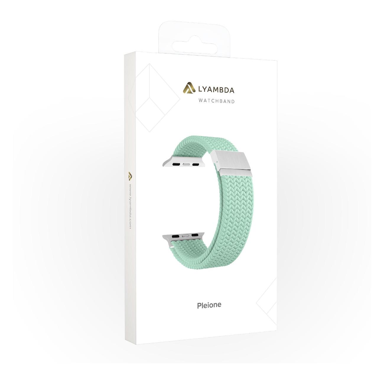 Нейлоновый ремешок LYAMBDA PLEIONE для Apple Watch 38/40/41 mm DSN-18-40-LGN