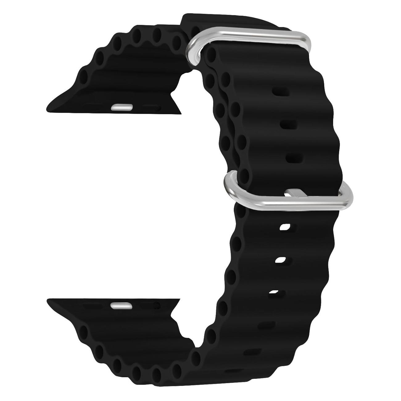 Силиконовый ремешок LYAMBDA NEKKAR для Apple Watch 38/40/41 mm DSJ-39-40-BK