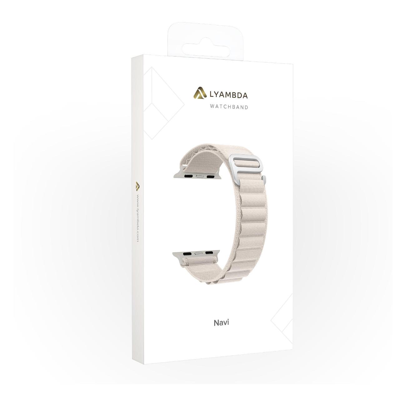 Нейлоновый ремешок LYAMBDA NAVI для Apple Watch 38/40/41 mm DSN-24-40-LBG