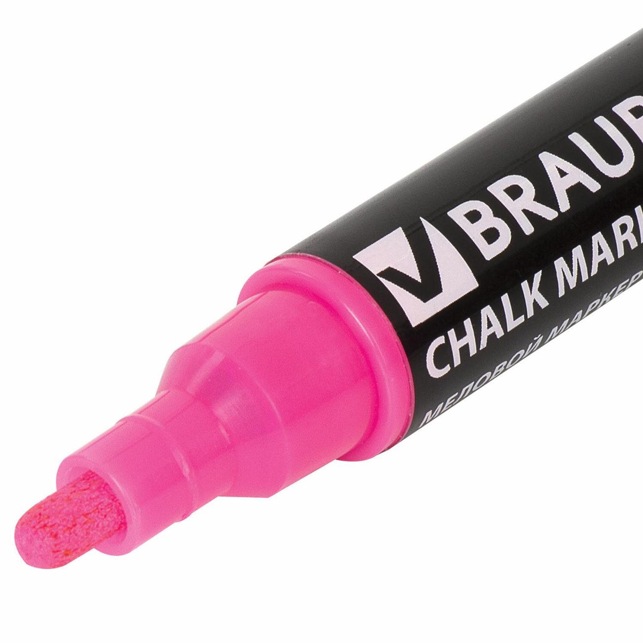 Маркер строительный Brauberg 151530 розовый