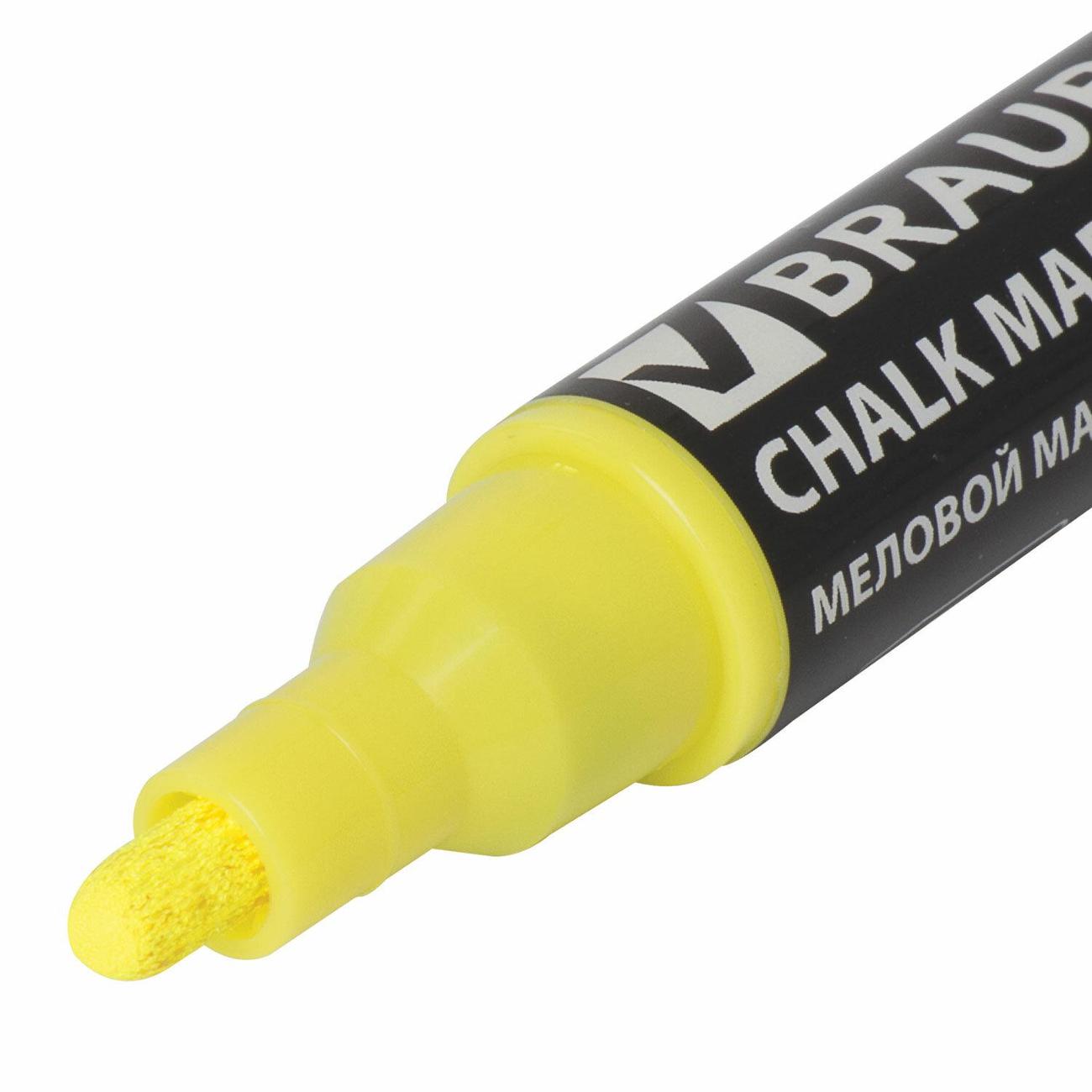 Маркер строительный Brauberg 151528 желтый