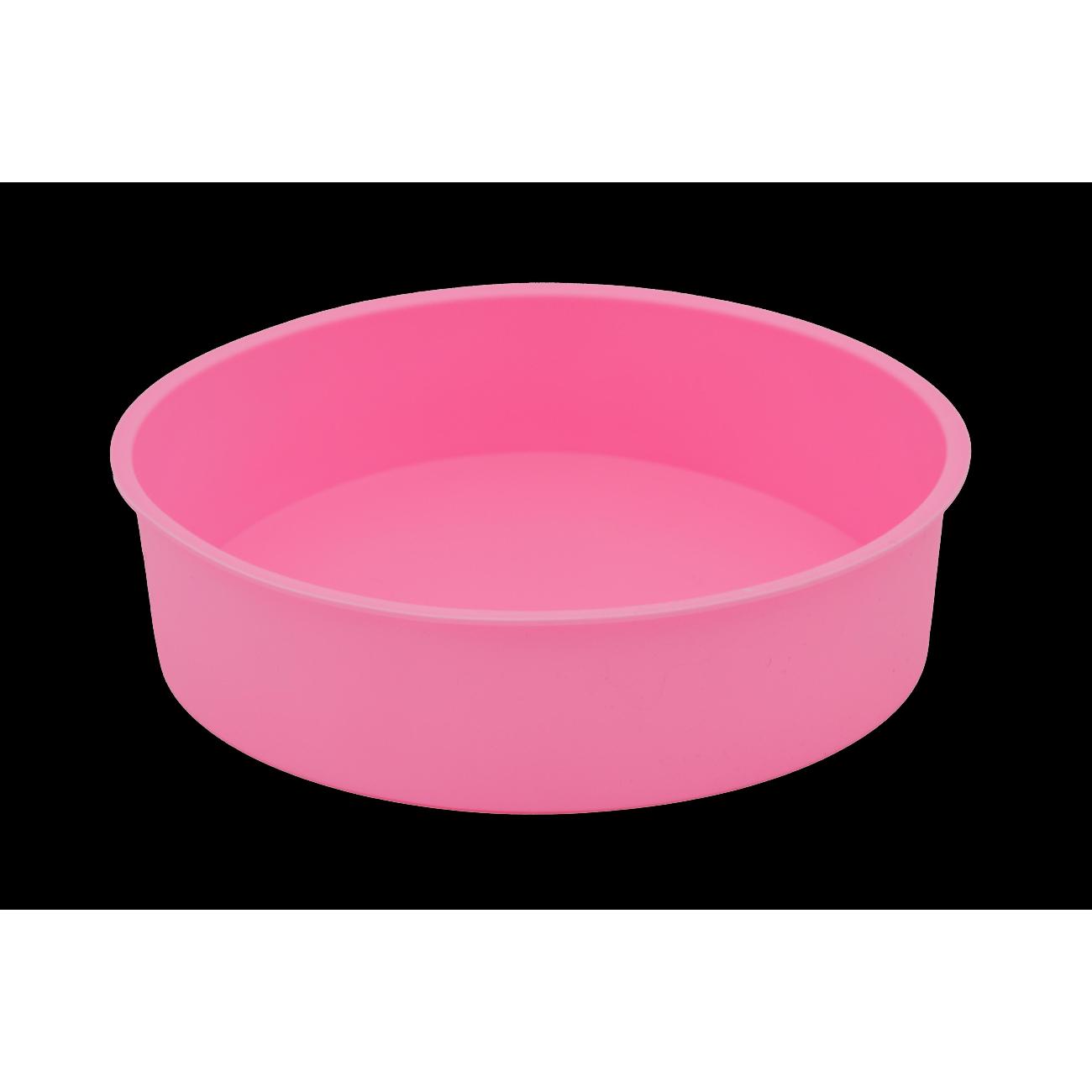 Форма для выпекания (силикон) нет бренда 96384 розовая