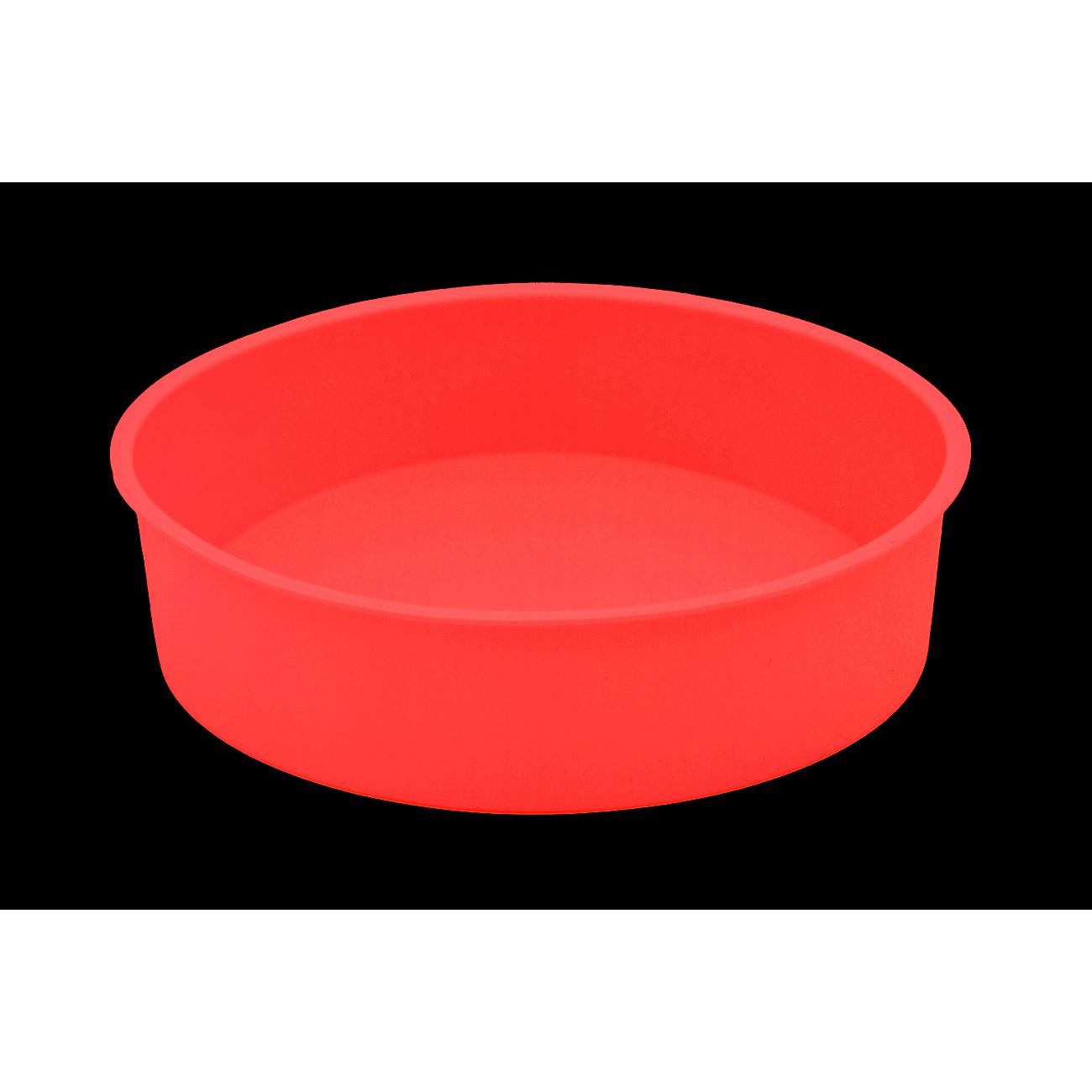 Форма для выпекания (силикон) нет бренда 96384 красная